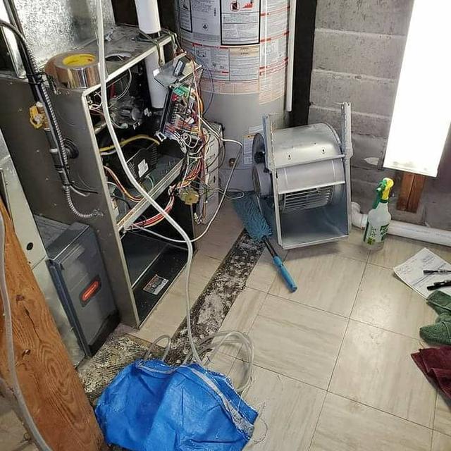 High-quality furnace after professional service